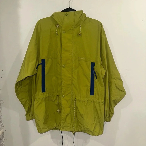 Vintage Timberland Weathergear Mens Large Jacket Coat Windbreaker Zip Up - Picture 1 of 12